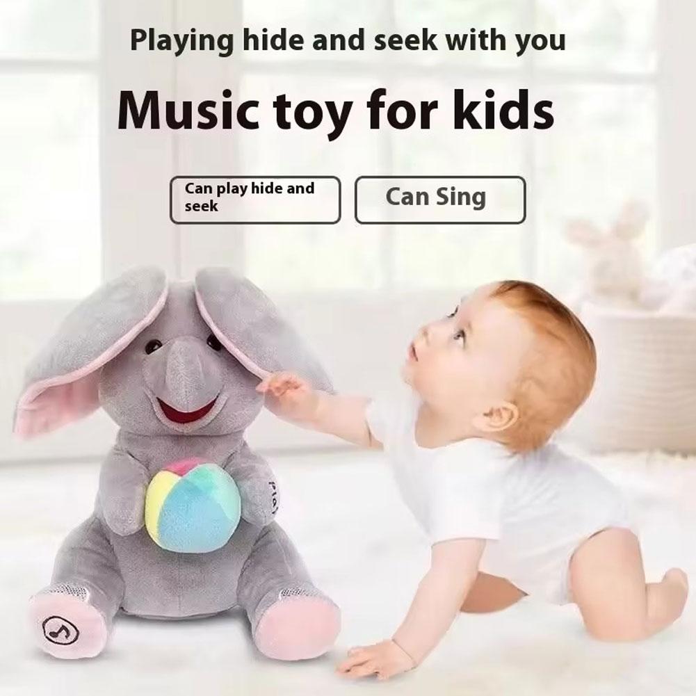 Kids Toys Elephant - Hide and Seek Elephant Plush Toy