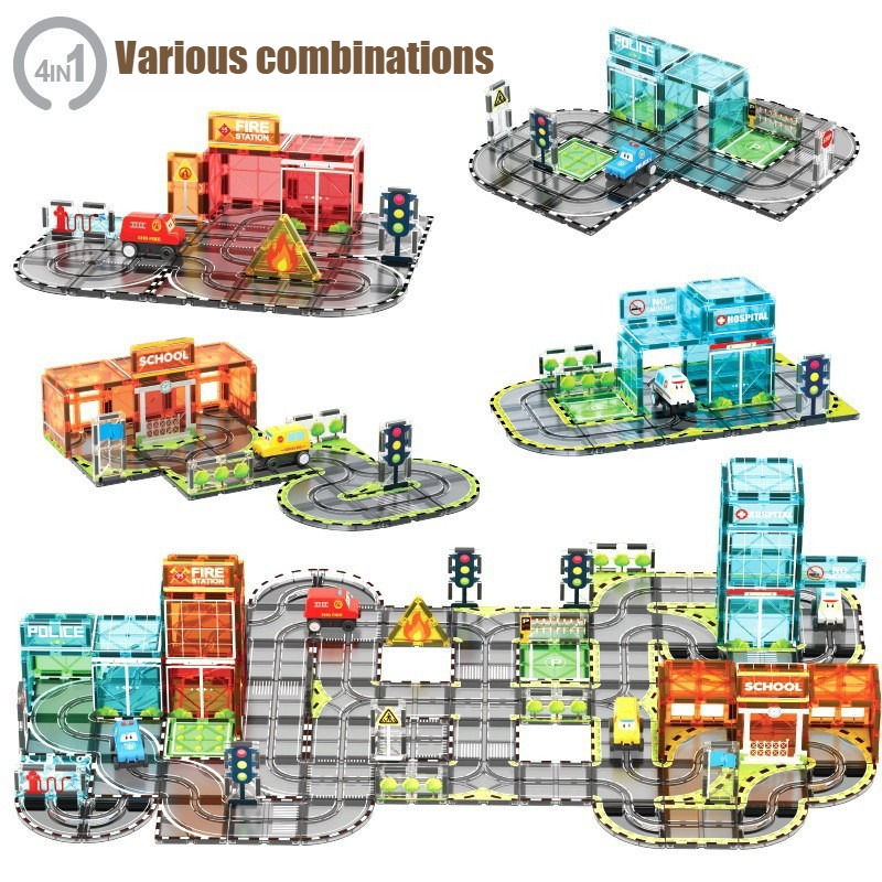 Creative Magnetism Electric Ra - Kids Toys Electric Car recension och pris