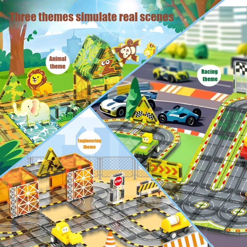 Creative Magnetism Electric Ra - Kids Toys Electric Car recension och pris