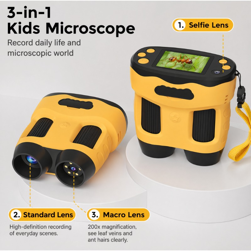 4K 1000X Microscope Camera Dig - Kids Toys Top View recension och pris