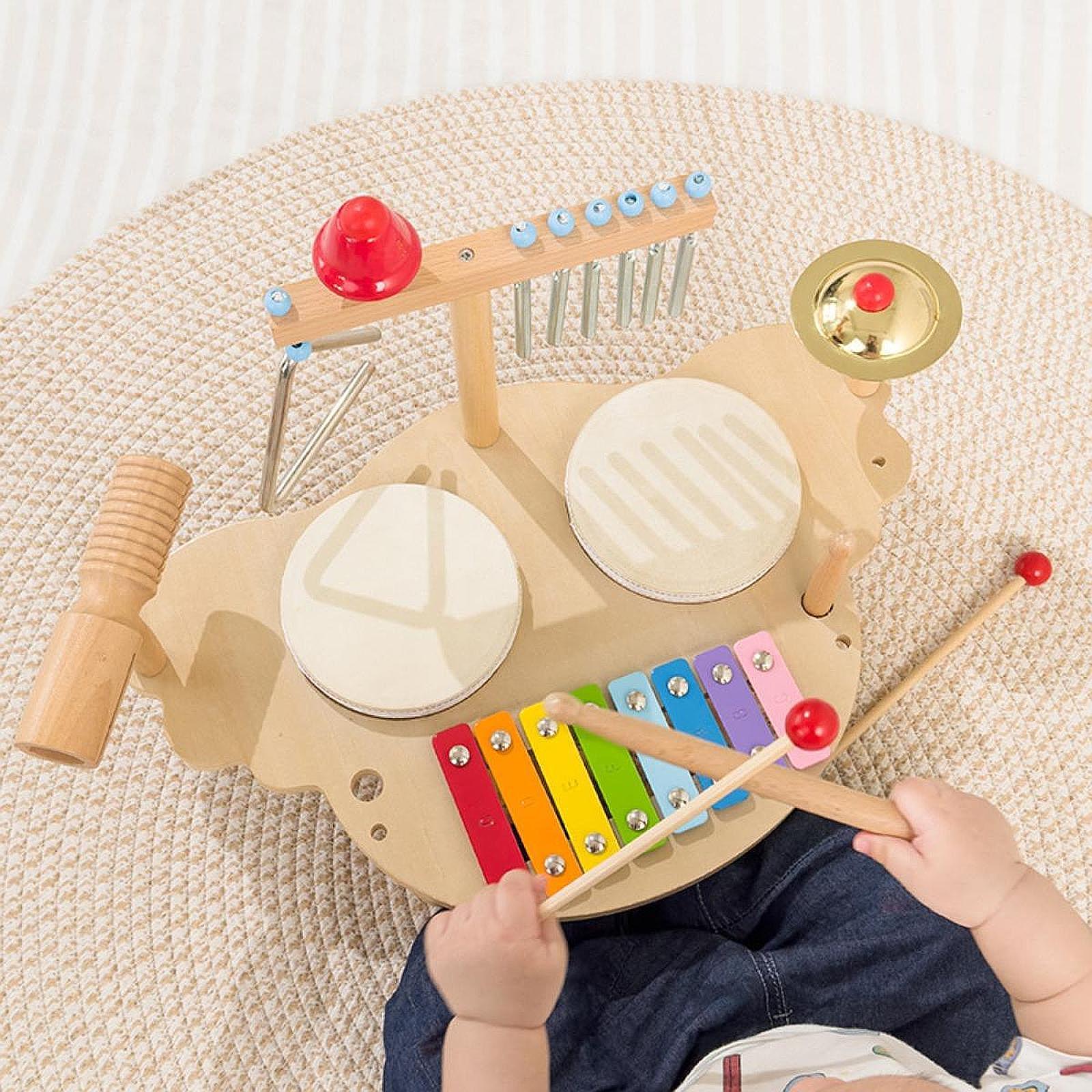 Wooden Musical Instruments Kid - Kids Toys Xylophone recension och pris