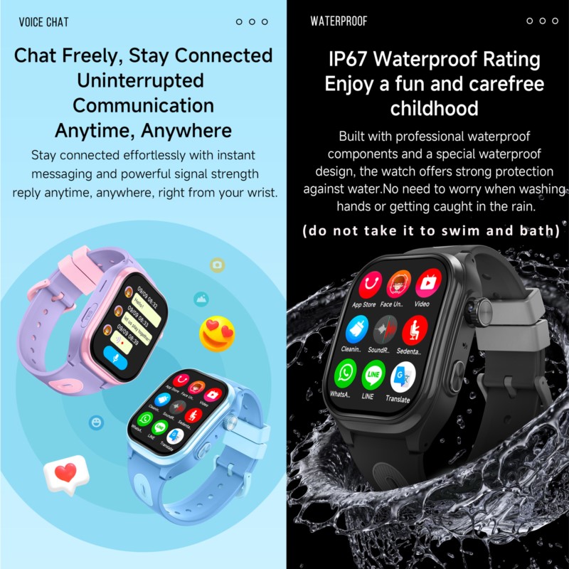 Kids 4G Smartwatch with 2.0 In - Kids Smartwatch Gps recension och pris