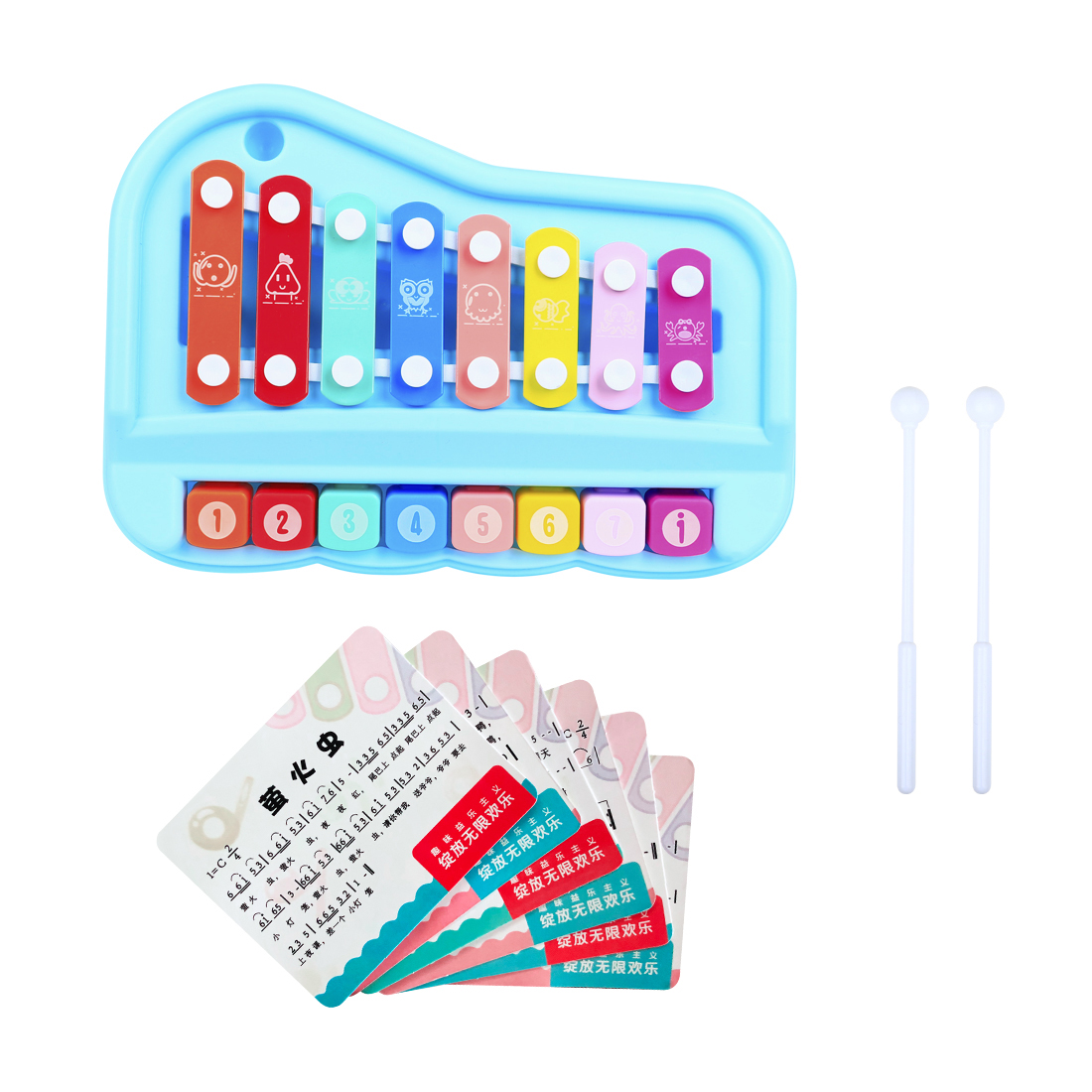 SY-73 Kids Xylophone 8 Note Gl - Kids Toys Xylophone recension och pris