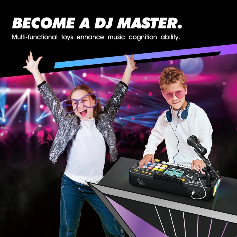 Multifunctional Kid DJ Turntab - Kids Toys Bd recension och pris