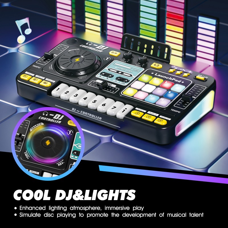 Multifunctional Kid DJ Turntab - Kids Toys Bd recension och pris