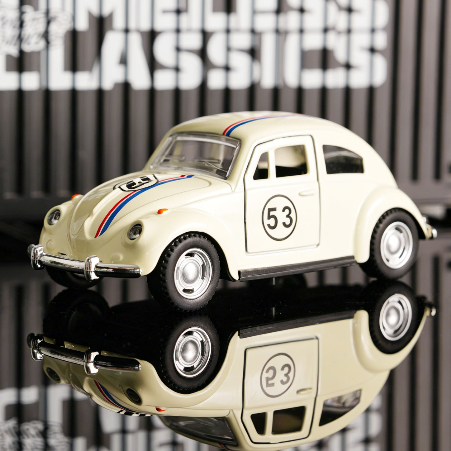 1:32 White No.53 Beetle Diecas - Kids Toys Young recension och pris