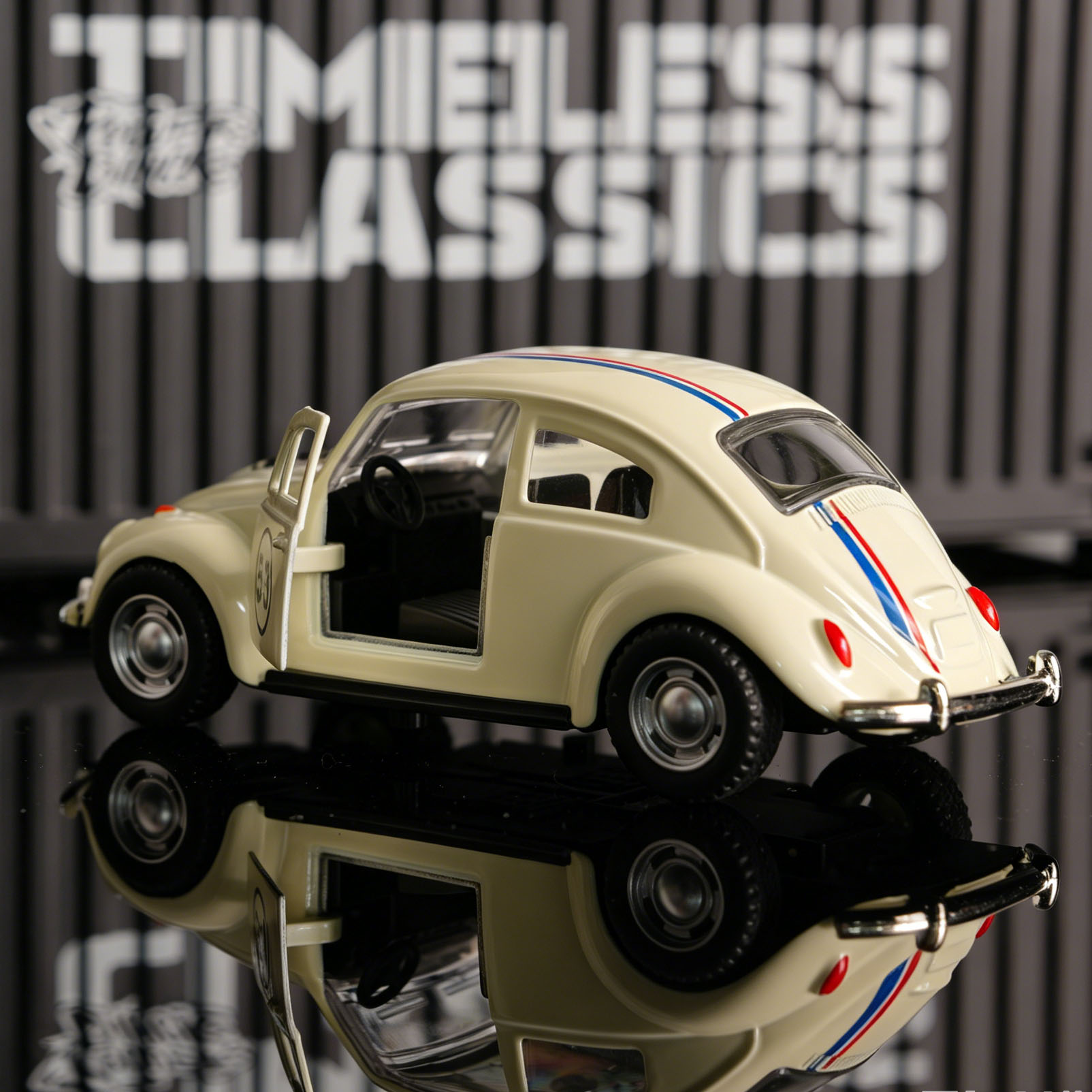 1:32 White No.53 Beetle Diecas - Kids Toys Young recension och pris