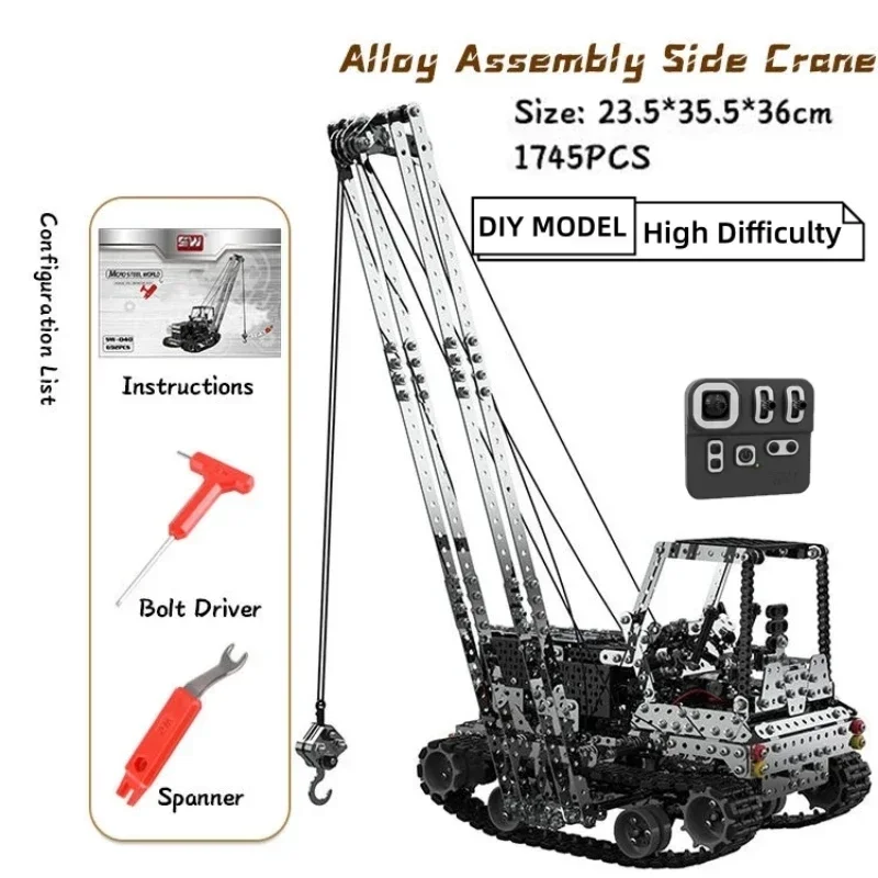 DIY Metal RC Crane Electric Ho - Kids Toys Electric Car recension och pris