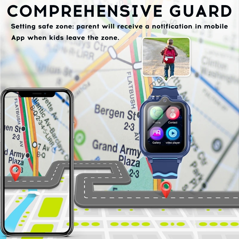 Yoateo Smart Watch Kids 4G KT1 - Kids Smartwatch Gps recension och pris
