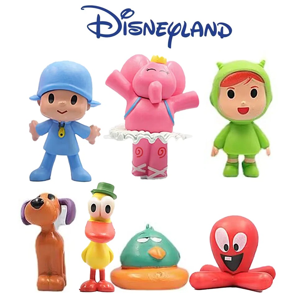 7Pcs/Set Pocoyo Animal Toy Bir - Kids Toys Elephant recension och pris