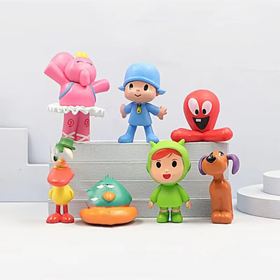 7Pcs/Set Pocoyo Animal Toy Bir - Kids Toys Elephant recension och pris