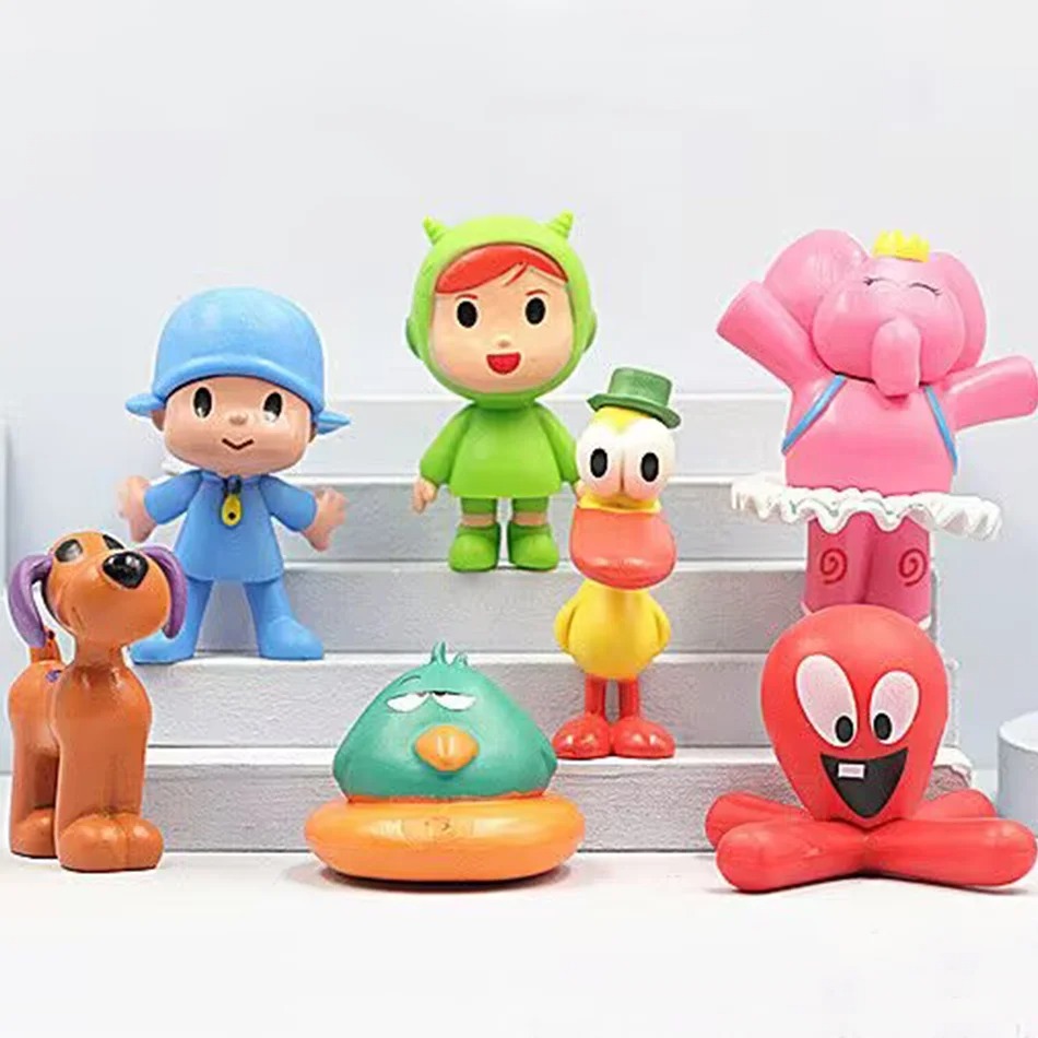 7Pcs/Set Pocoyo Animal Toy Bir - Kids Toys Elephant recension och pris