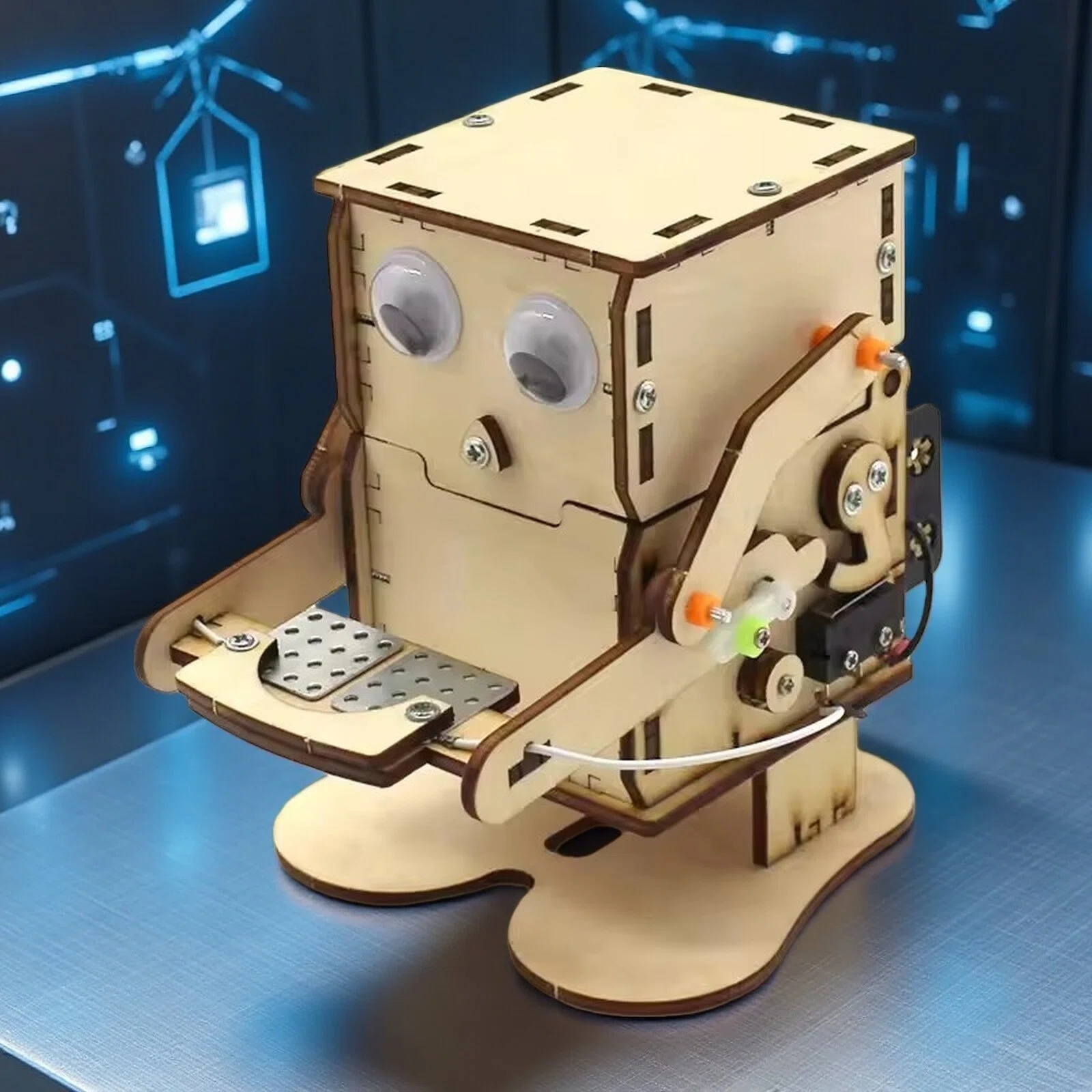Coin Swallowing Eating Robot M - Science Experiment Kit recension och pris