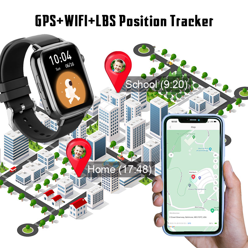 Wonlex KT34 Children's Smart W - Kids Smartwatch Gps recension och pris