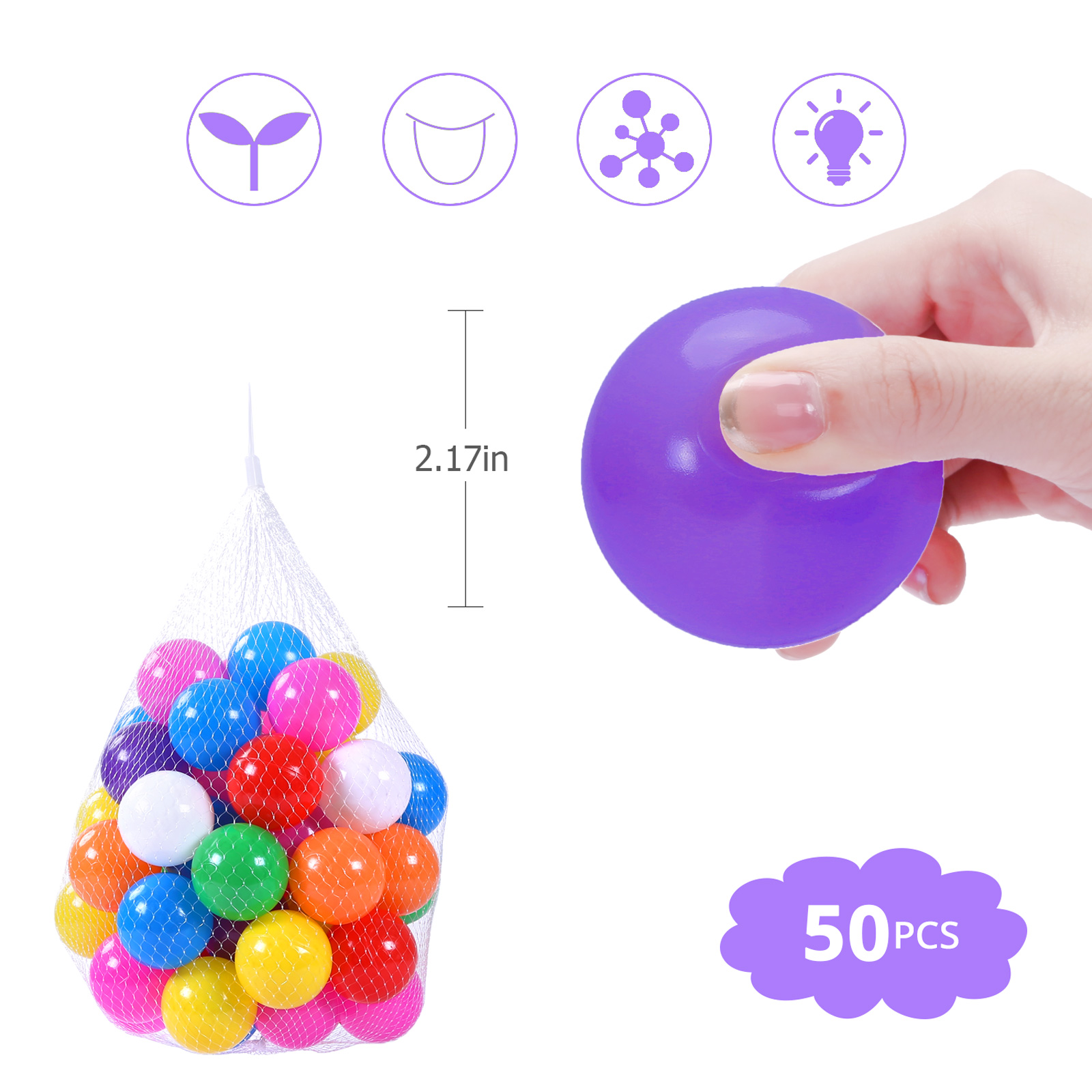 COLOBOBO Plastic Ball Pit Ball - Kids Toys Under 50 recension och pris