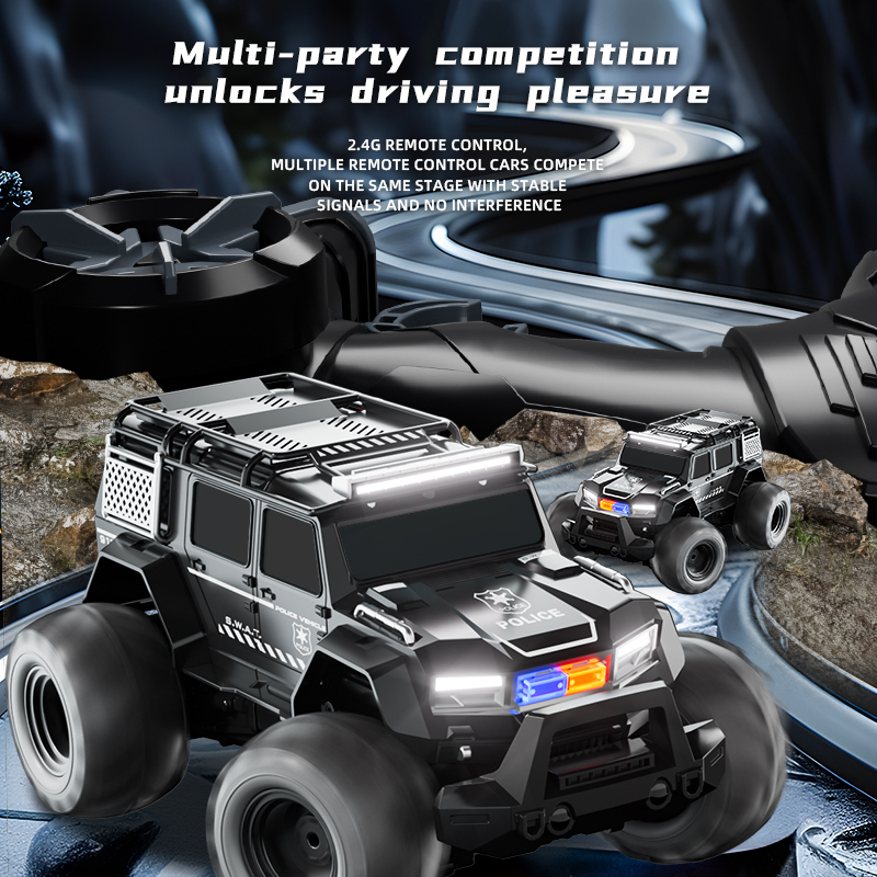 RC Police Cars Amphibious Vehi - Kids Toys Electric Car recension och pris