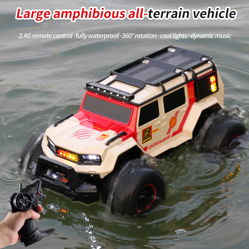 RC Police Cars Amphibious Vehi - Kids Toys Electric Car recension och pris