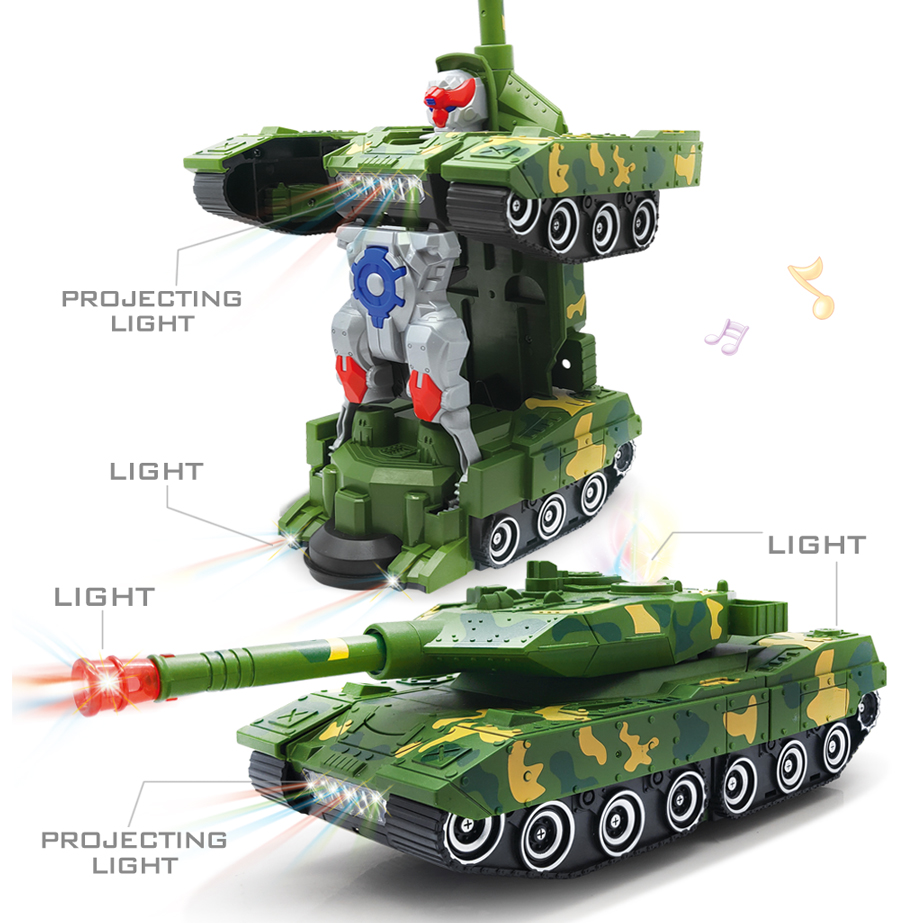 Electric Transforming Robot Ca - Kids Toys Electric Car recension och pris