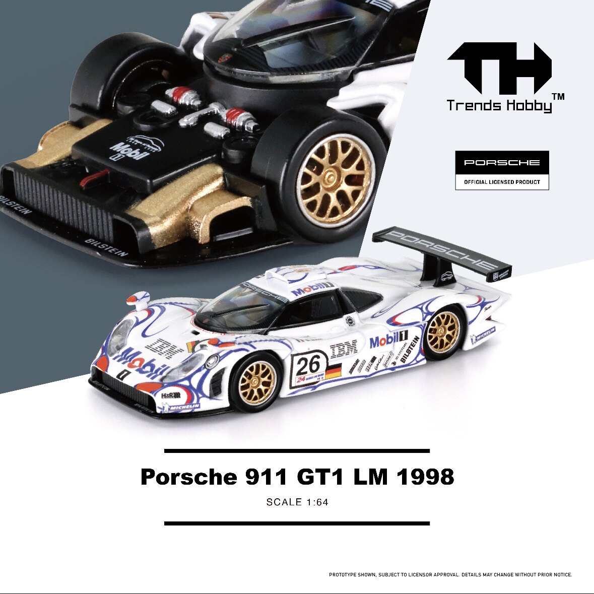 TH 1/64 Porsche 911 GT3 R LeMa - Kids Toys Car recension och pris