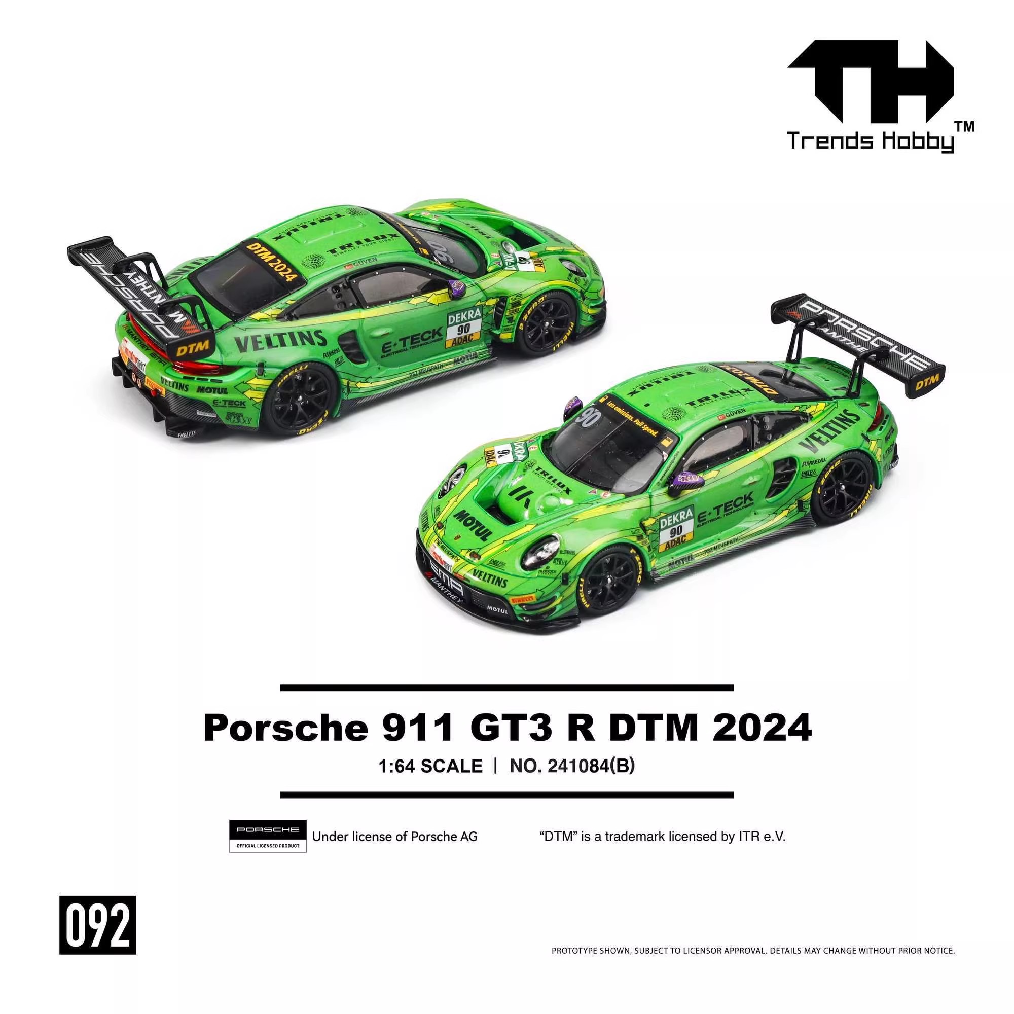 TH 1/64 Porsche 911 GT3 R LeMa - Kids Toys Car recension och pris