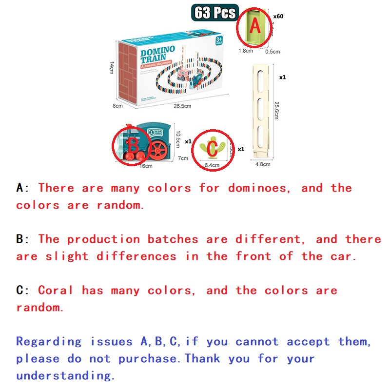 Automatic Laying Domino Train  - Kids Toys Electric Car recension och pris