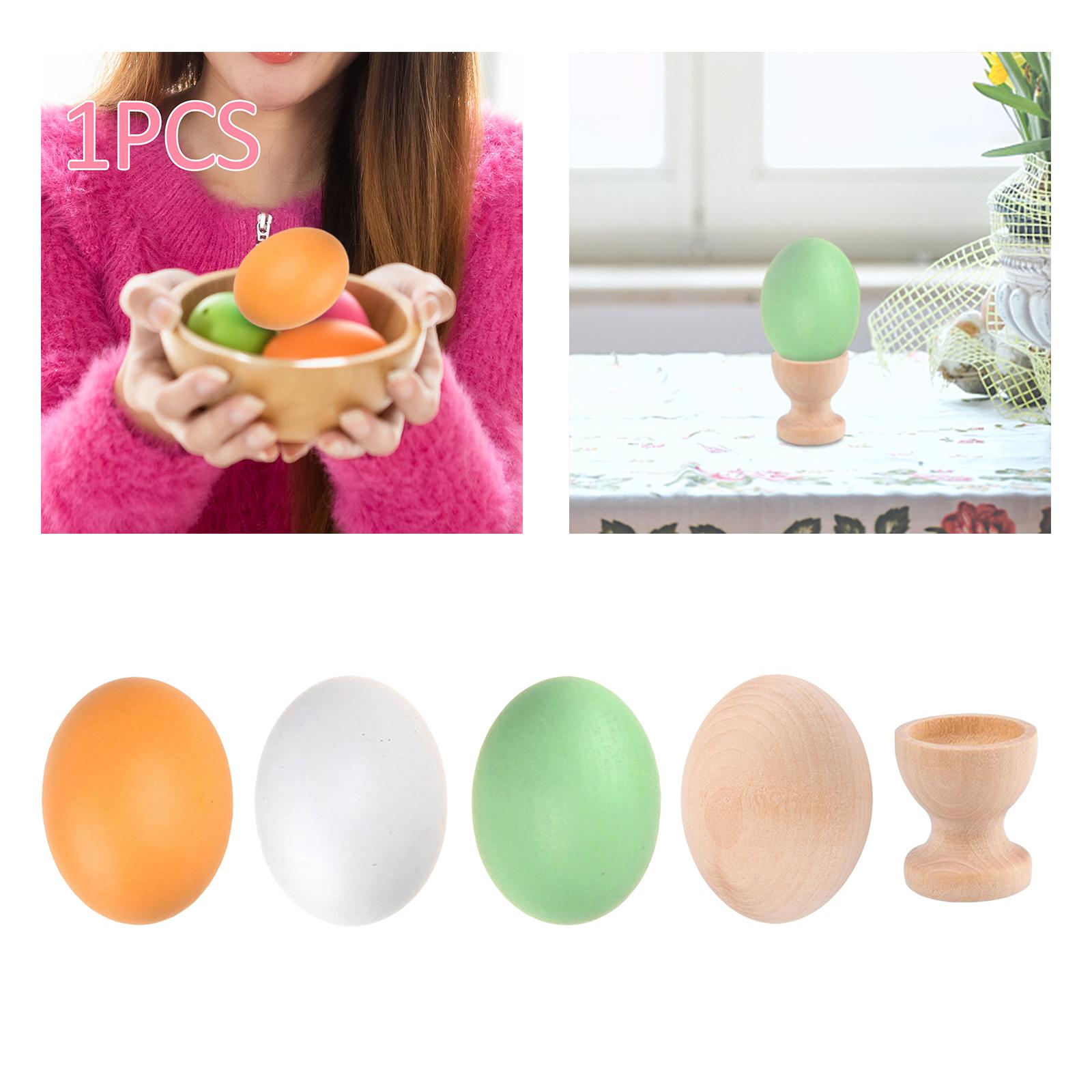 Wooden Easter Egg Party Suppli - Kids Toys Easter recension och pris