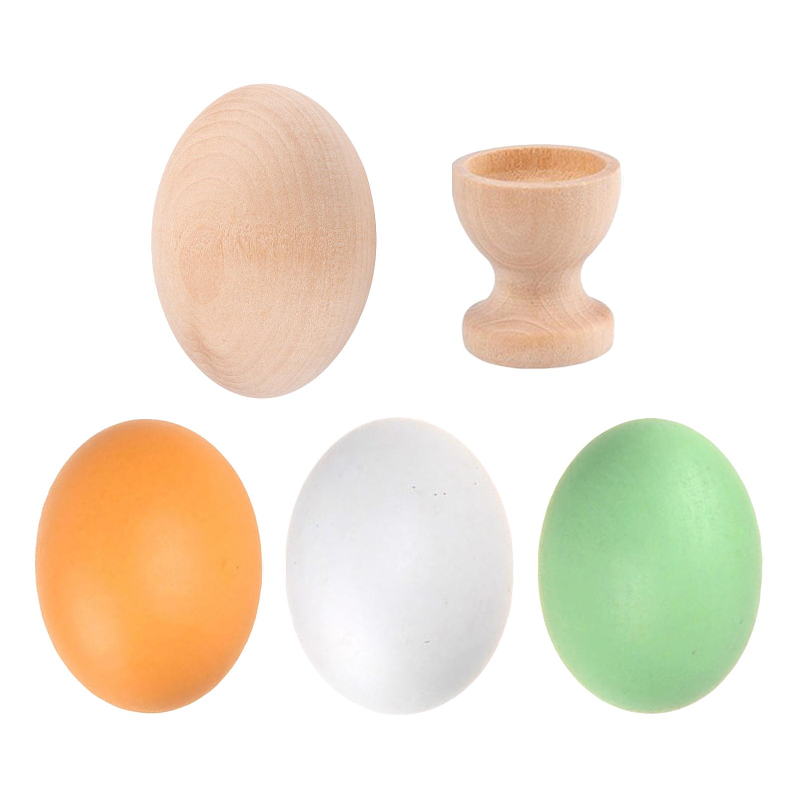 Wooden Easter Egg Party Suppli - Kids Toys Easter recension och pris