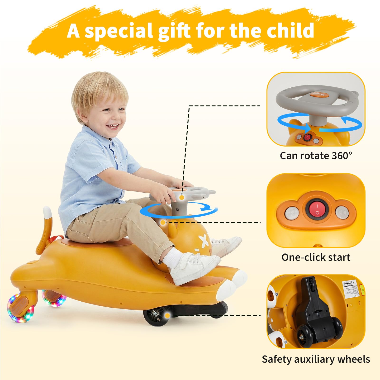 Kids Electric Wiggle Ride On C - Kids Toys Electric Car recension och pris