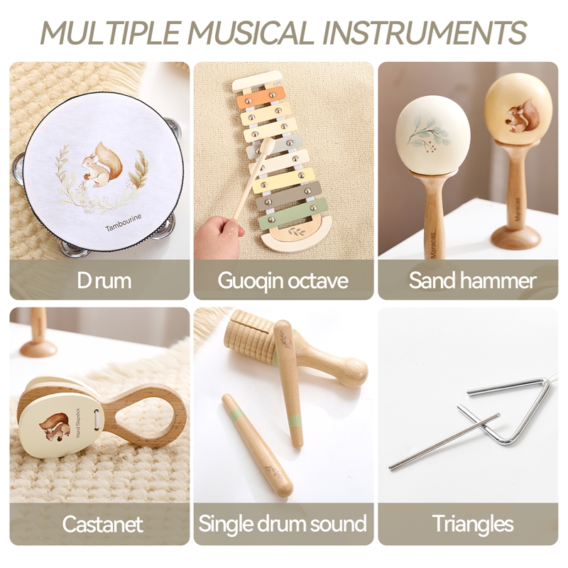 Baby Music Toys Maracas Drum X - Kids Toys Xylophone recension och pris