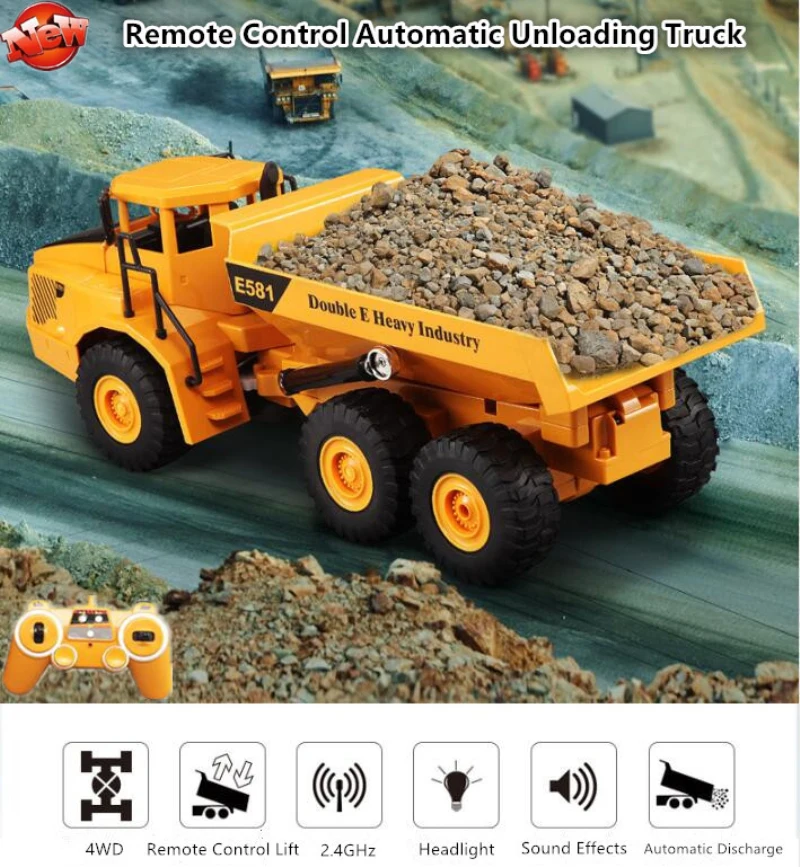 Remote Control Dump Truck RC 1 - Kids Toys Under 50 recension och pris