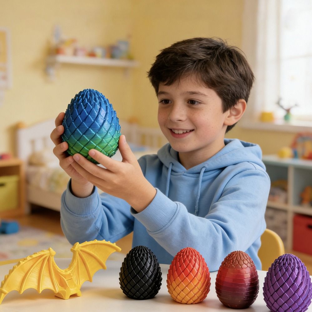 3D Printed Twisty Fidget Drago - Kids Toys Easter recension och pris