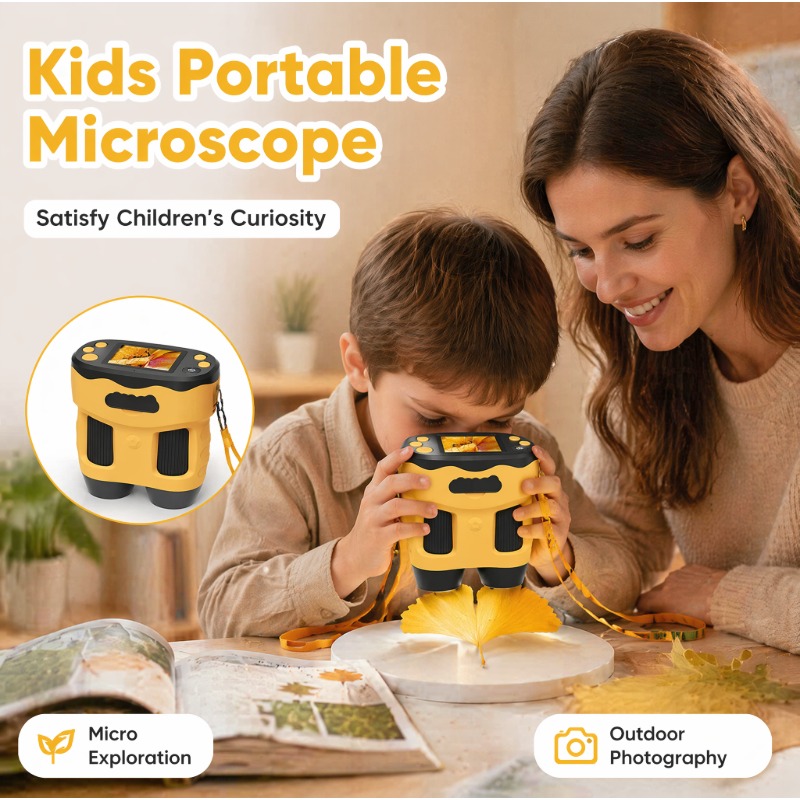 Microscope Camera 4K 1000X Dig - Kids Toys Top View recension och pris