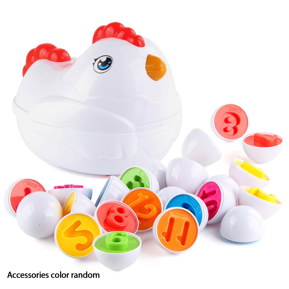 12 Matching Eggs Montessori Se - Kids Toys Easter recension och pris