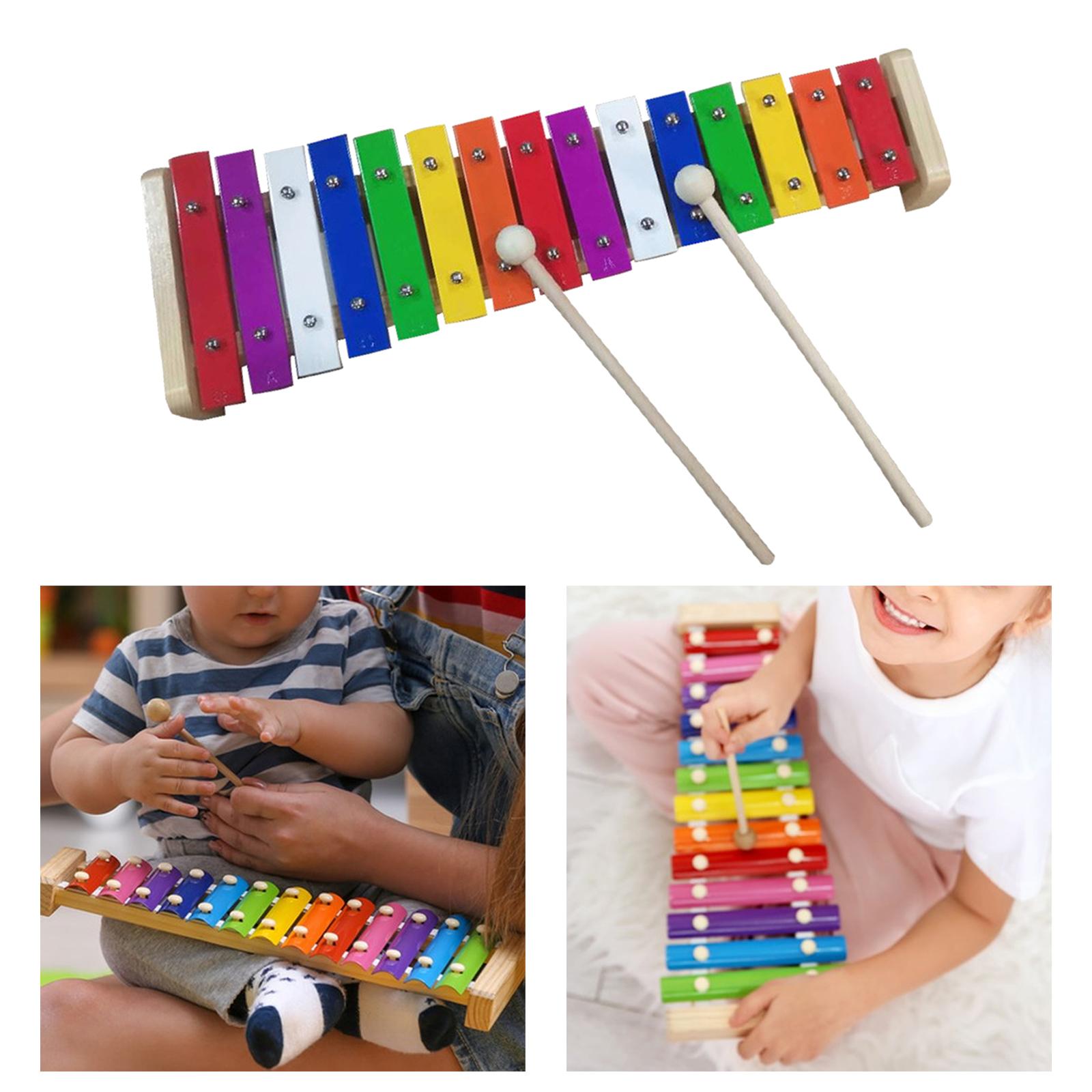 15 Scale Xylophone Bell Hand P - Kids Toys Xylophone recension och pris