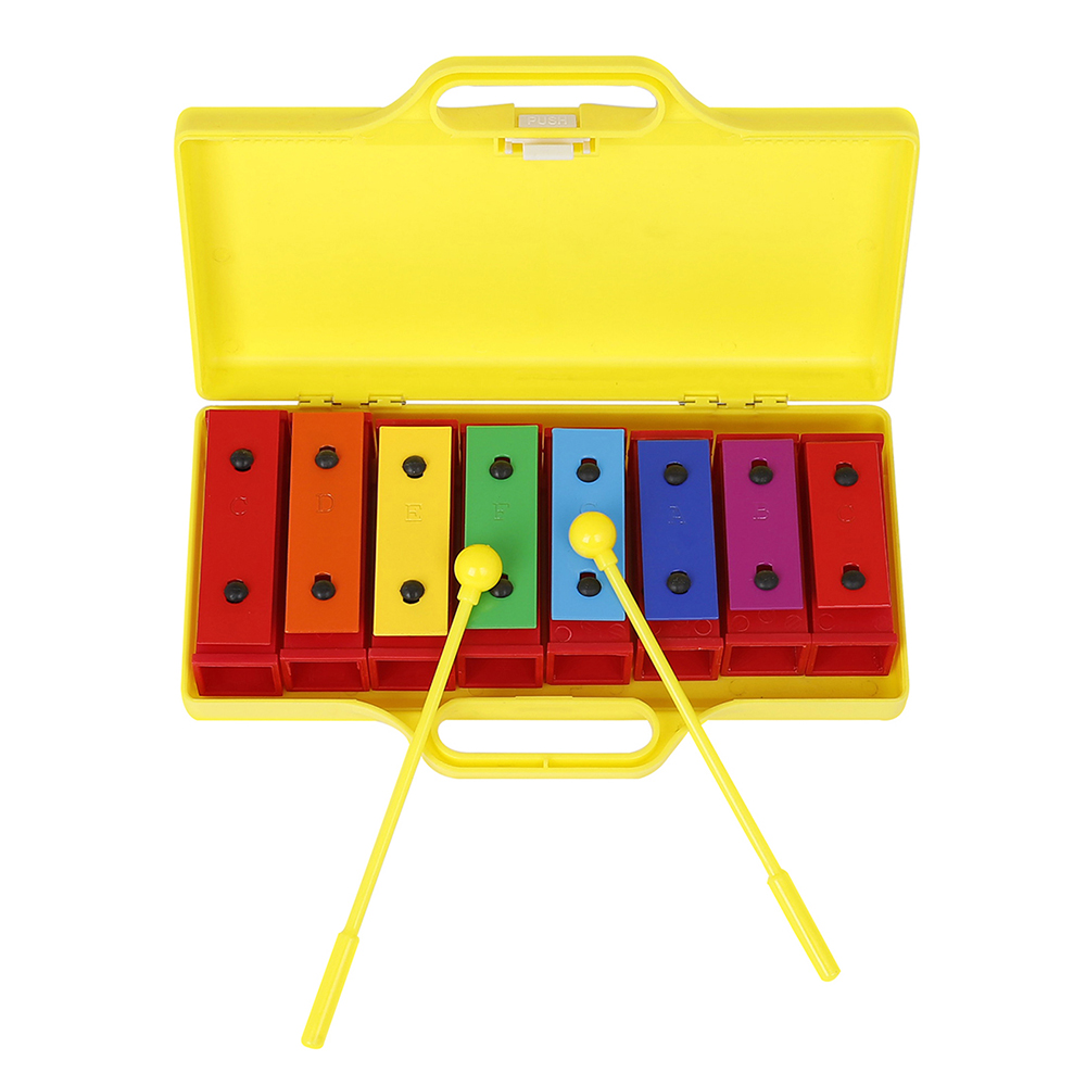 8 Note Xylophone Hand Bell Col - Kids Toys Xylophone recension och pris