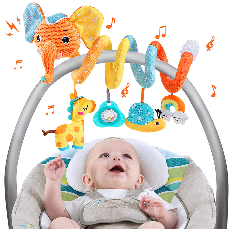 Car Seat Toys Infant Color Ele - Kids Toys Elephant recension och pris