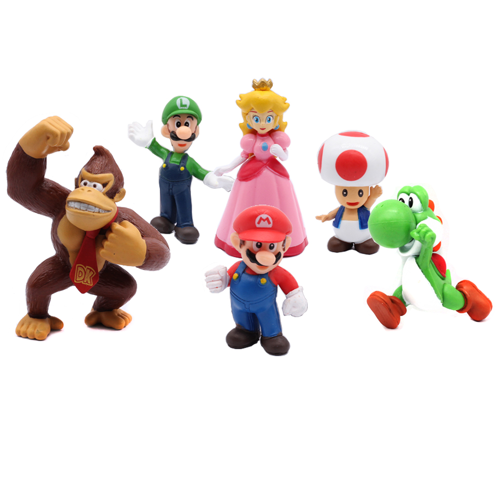 # 6pcs/set Super M Bros PVC Ac - Kids Toys Young recension och pris